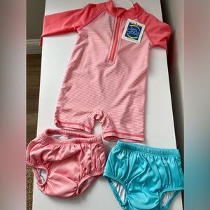 SWIM DIAPERS and SUIT